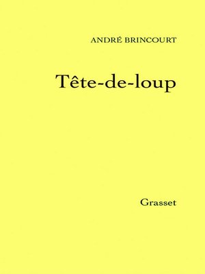 cover image of Tête-de-loup